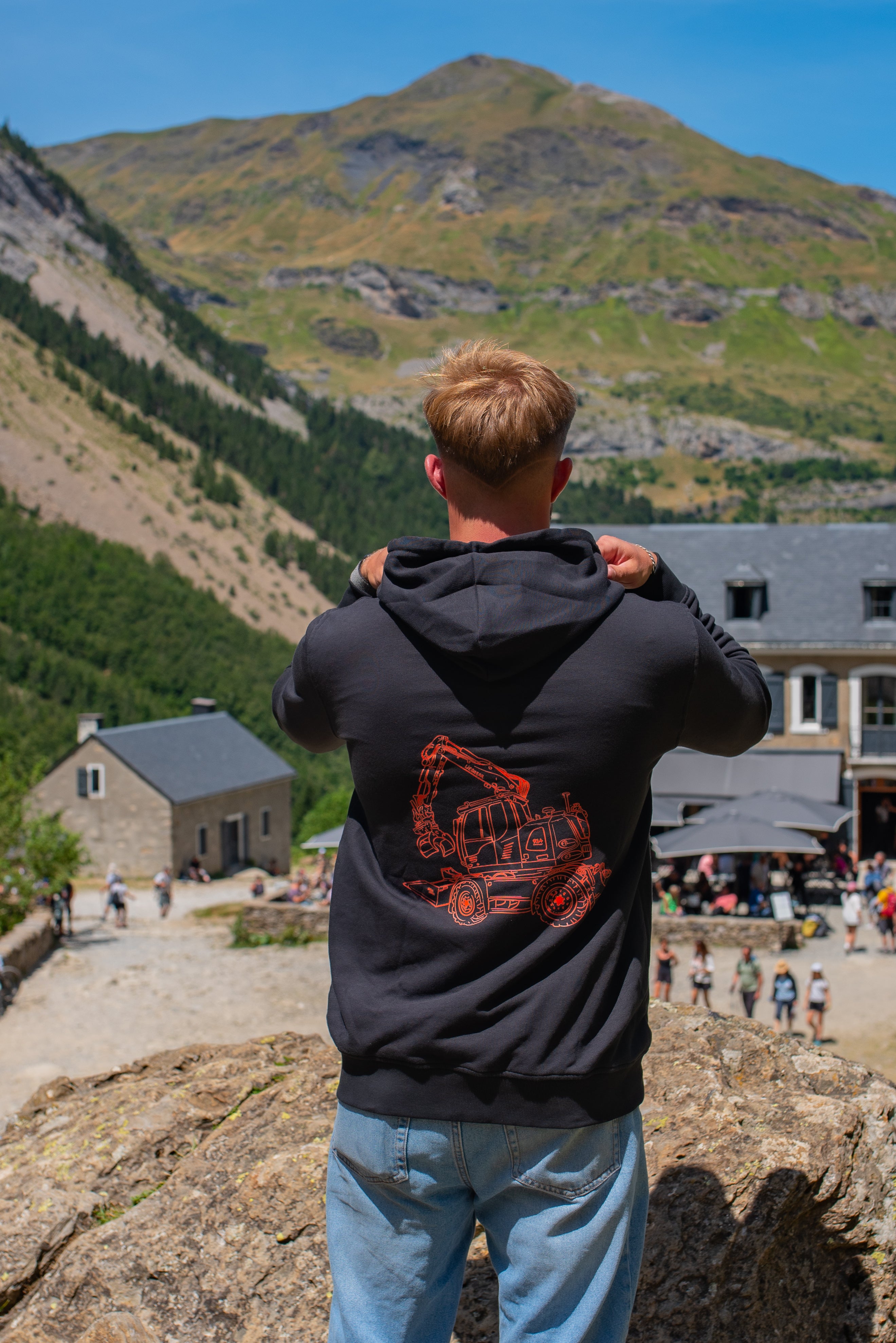 Veste Zippée à Capuche Noir – Gamme Technique VEATP