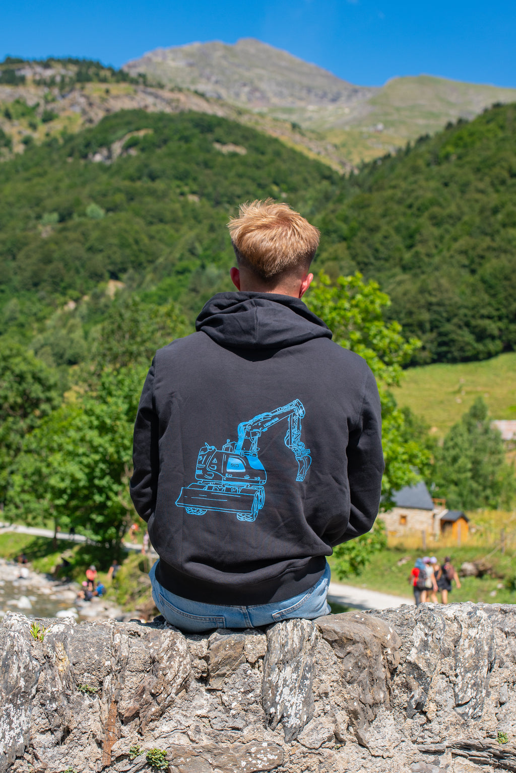 Veste Zippée à Capuche Noir – Gamme Technique VEATP
