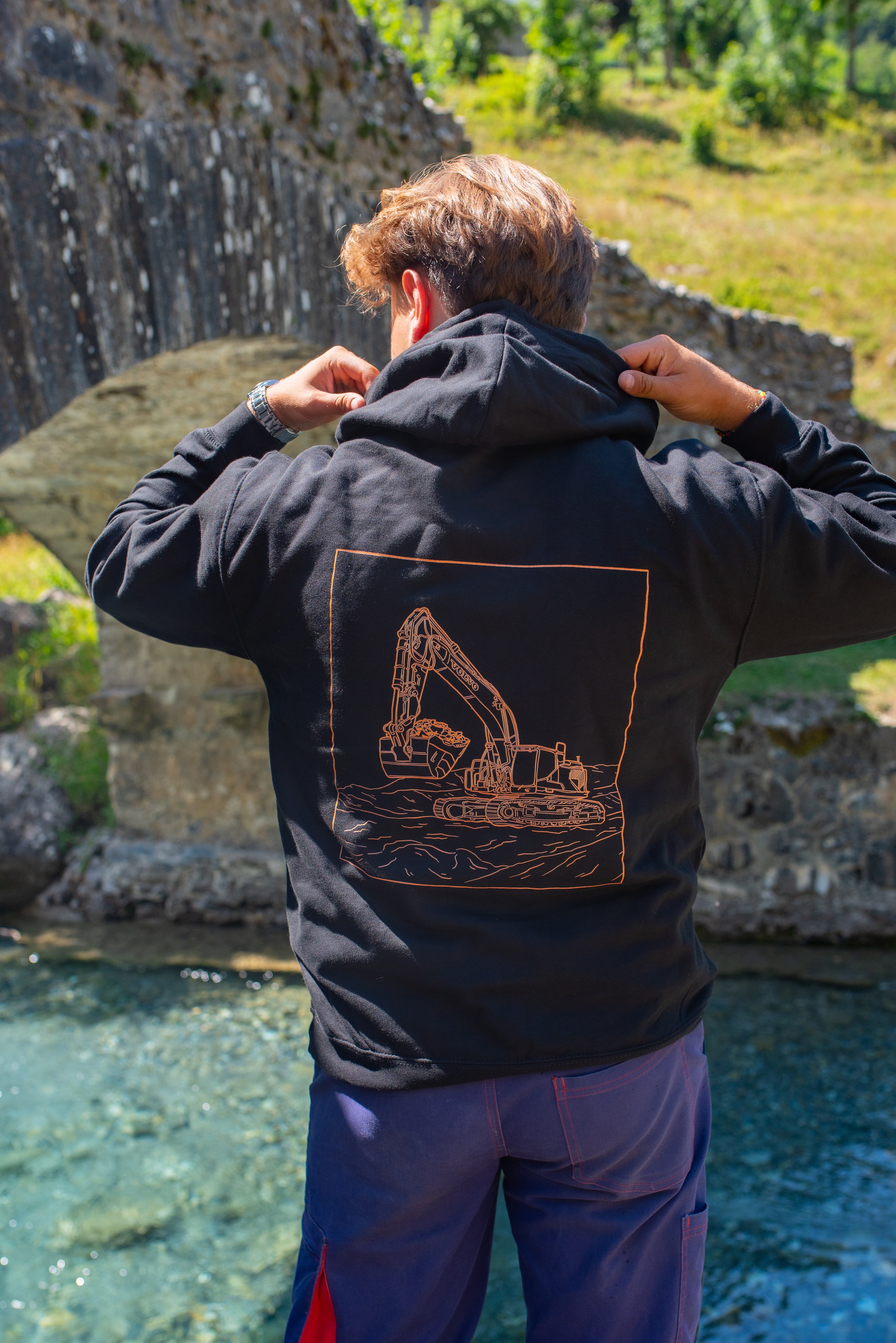 Veste Zippée à Capuche Noir – Gamme Technique VEATP